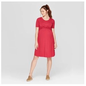 Maternity Twist Knit Dress